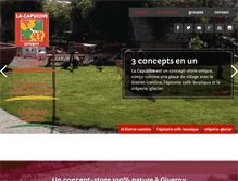 Tablet Screenshot of la-capucine.com